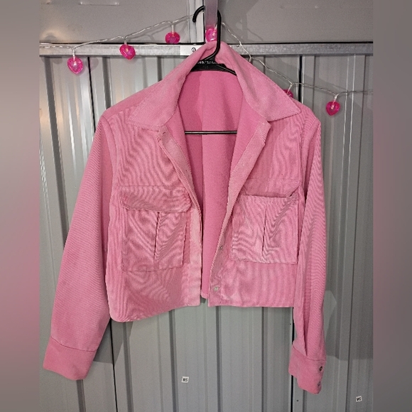Zara Jackets & Blazers - Zara Blush Pink Utility Jacket